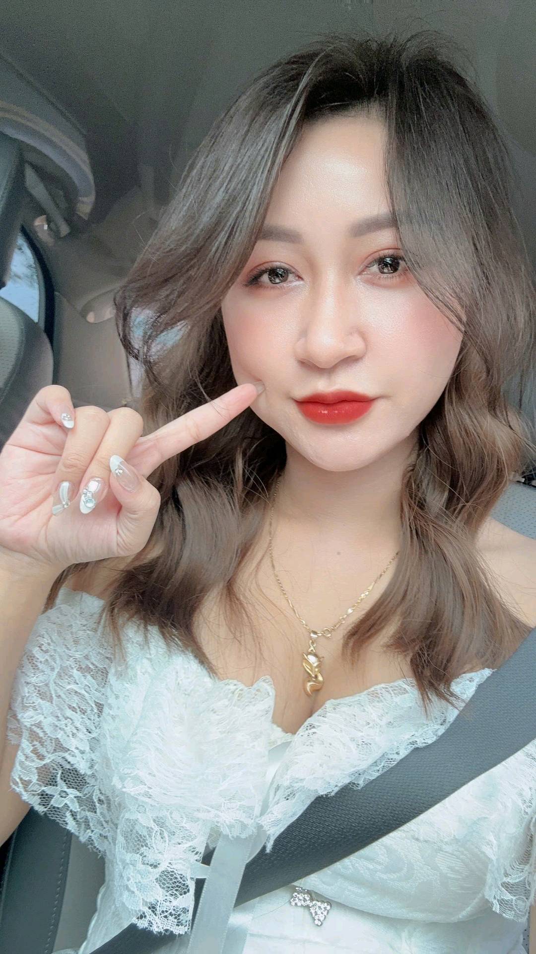 Woman looking at the camera