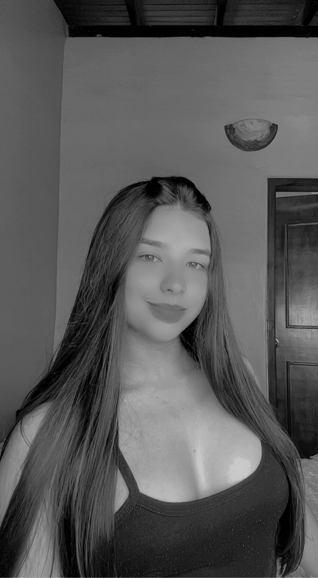 Woman smiling