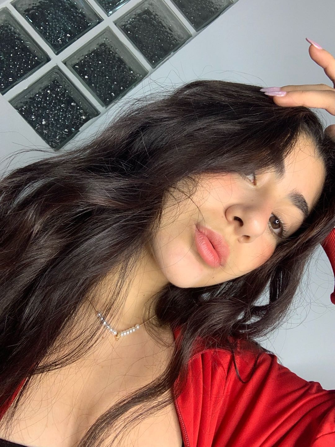 Woman in a casual top
